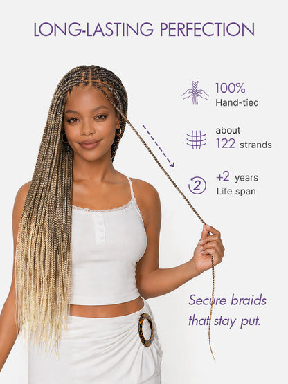 🔥Last Day: 73% Off🔥 Salon Braids HD Lace Knotless Wig