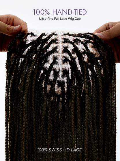 🔥Last Day: 73% Off🔥 Salon Braids HD Lace Knotless Wig