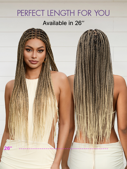🔥Last Day: 73% Off🔥 Salon Braids HD Lace Knotless Wig