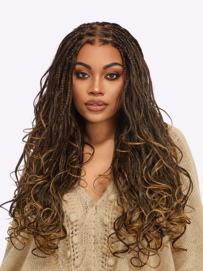 🔥Last Day: 73% Off🔥 Salon Braids HD Lace Knotless Wig